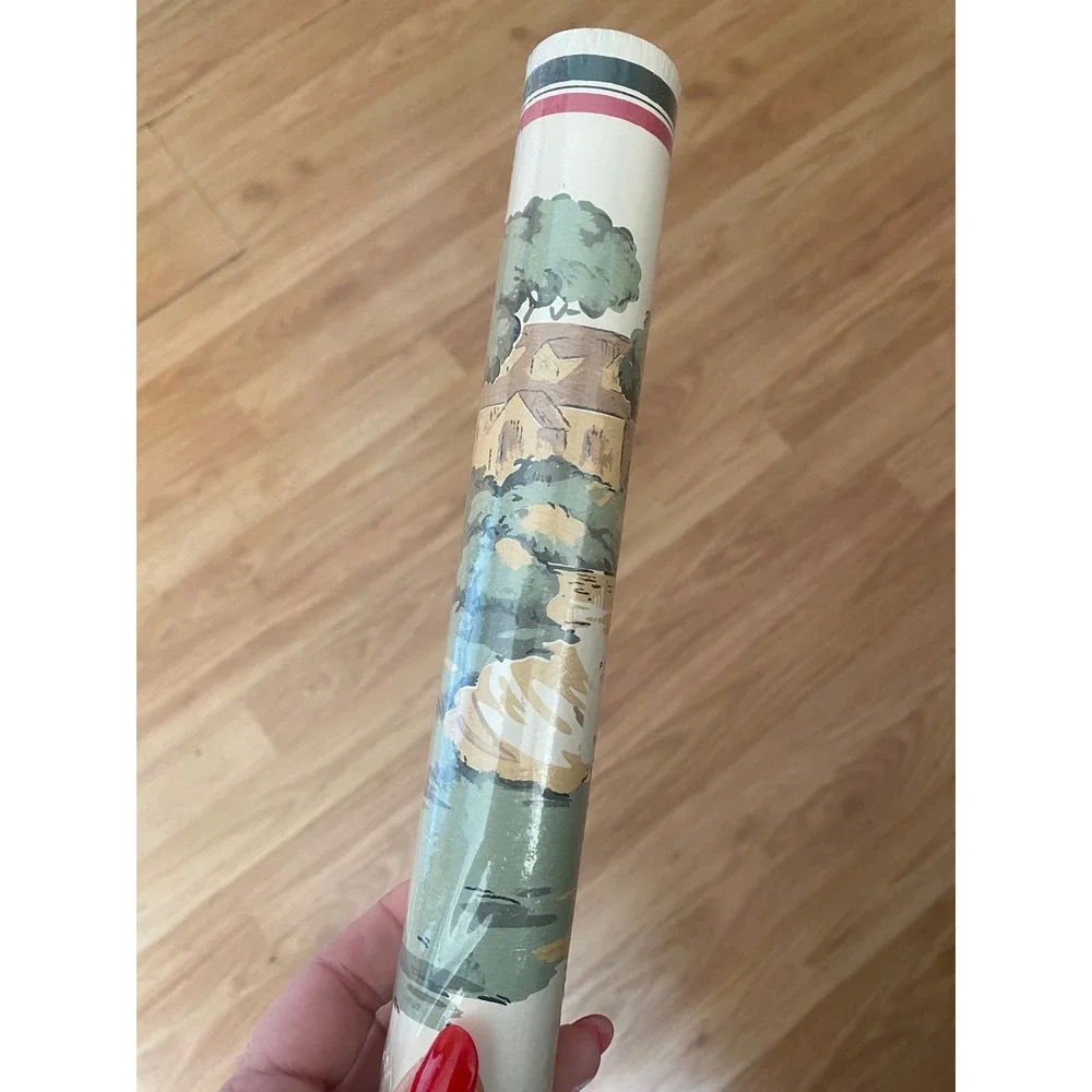 Vintage York Wallcoverings Golf Wallpaper‎ Border PN 6000-B Run 2 Two 5yd Rolls